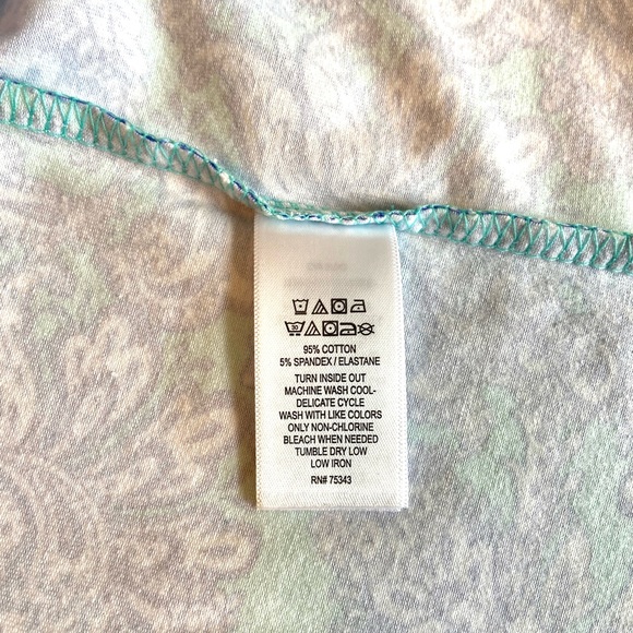 Cynthia Rowley sleeveless dress, blue/paisley, size medium - Picture 6 of 7